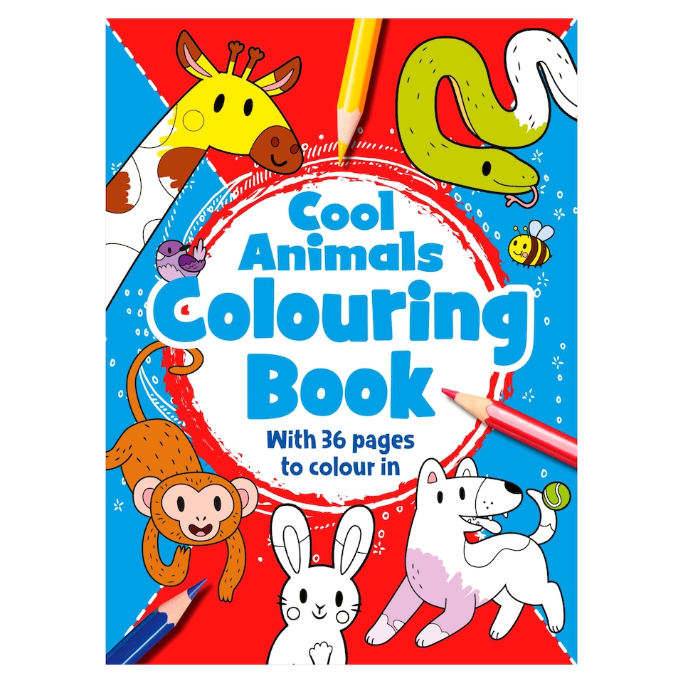 image 1 of Cool Animals Colouring Book