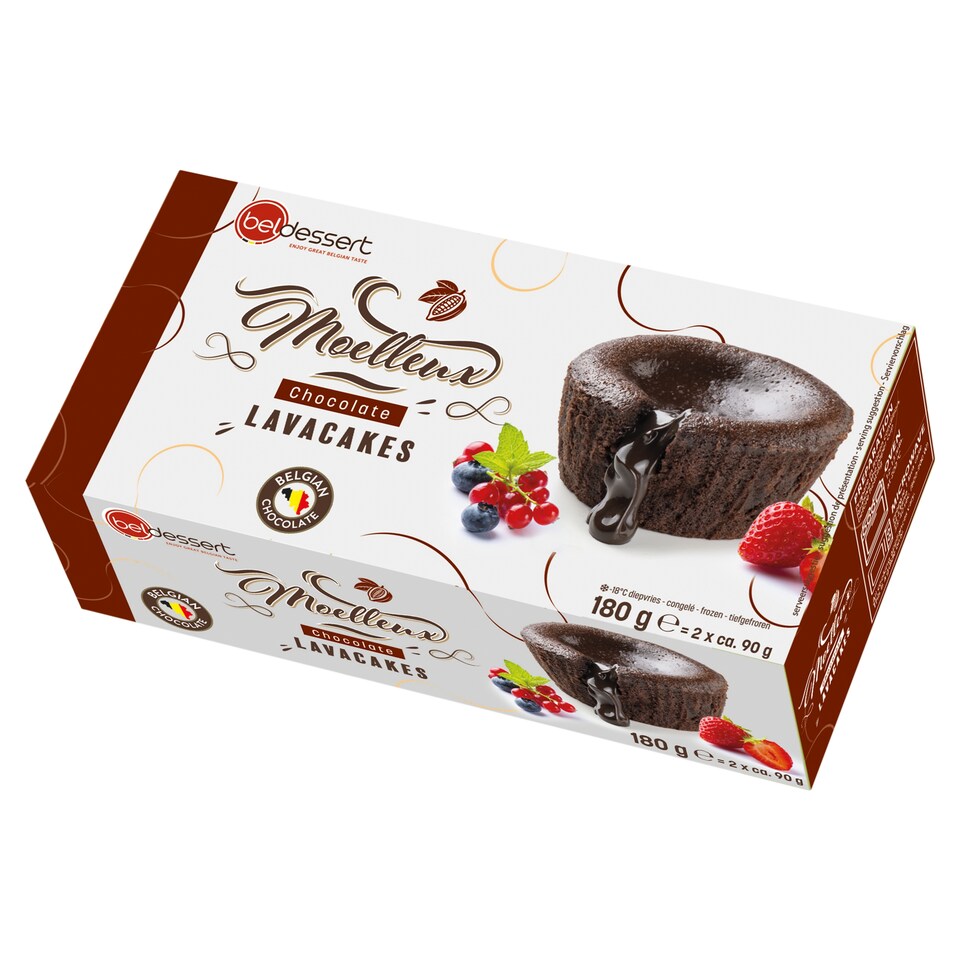 Beldessert csokoládés lávatorta 2 x 90 g (180 g)