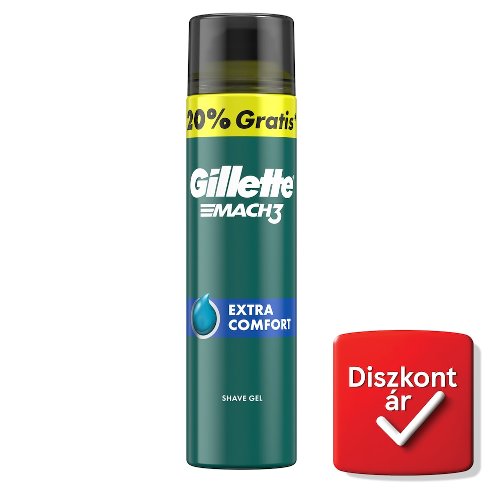 Gillette Mach3 Extra Comfort Férfi Borotvazselé 240 ml 