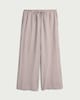 image 4 of F&F Striped Wide Leg Drawstring Trousers in Multi Brown