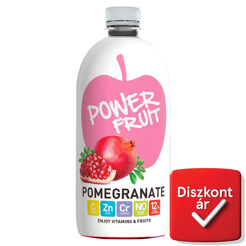 Power Fruit energiaszegény, gránátalma-alma ital szűrt vízzel, édesítőszerekkel 750 ml