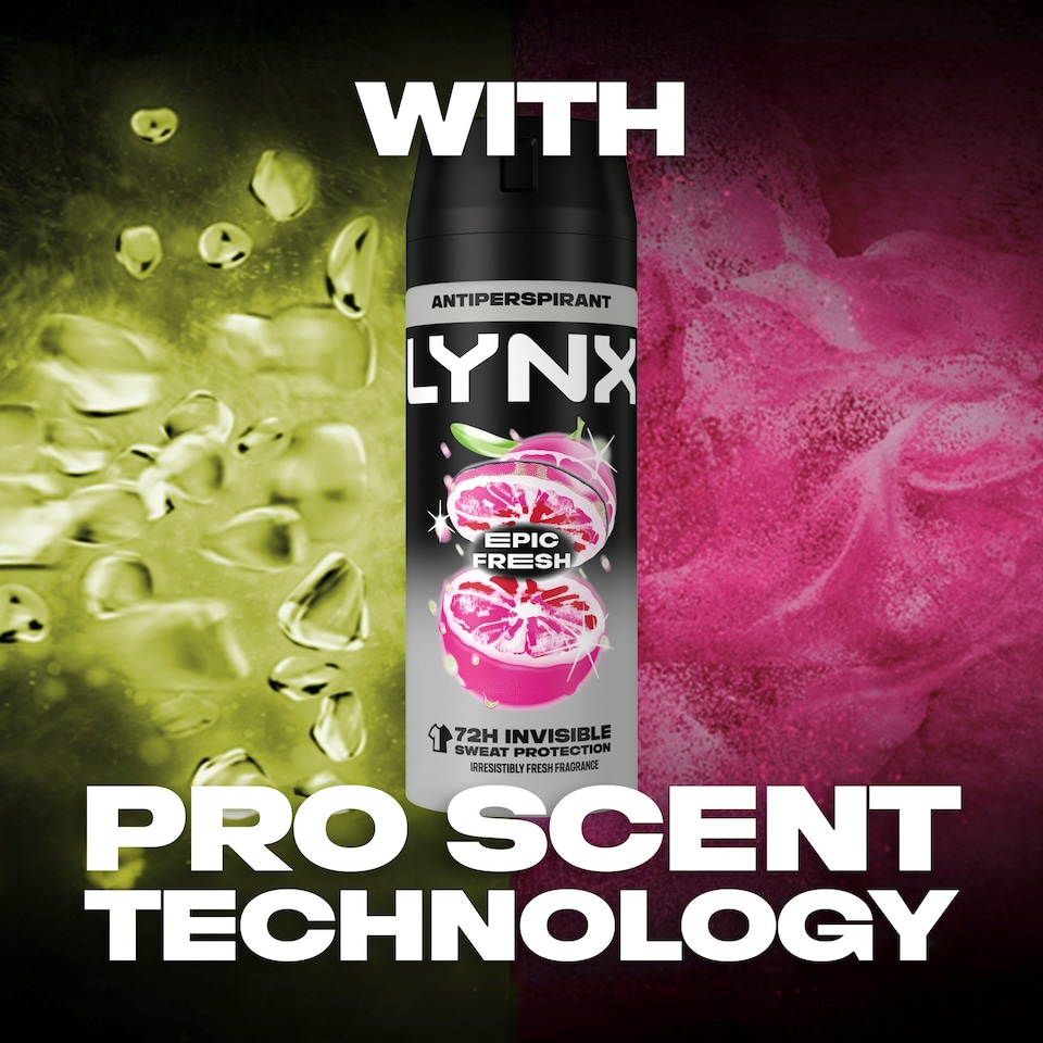 image 1 of Lynx Epic Fresh 72h Antiperspirant Deodorant 150ml