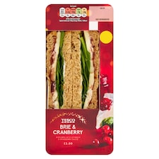 Tesco Brie & Cranberry Sandwich
