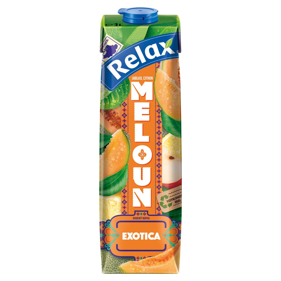 Relax Exotica Fruit Drink Watermelon Apple Lemon 1L