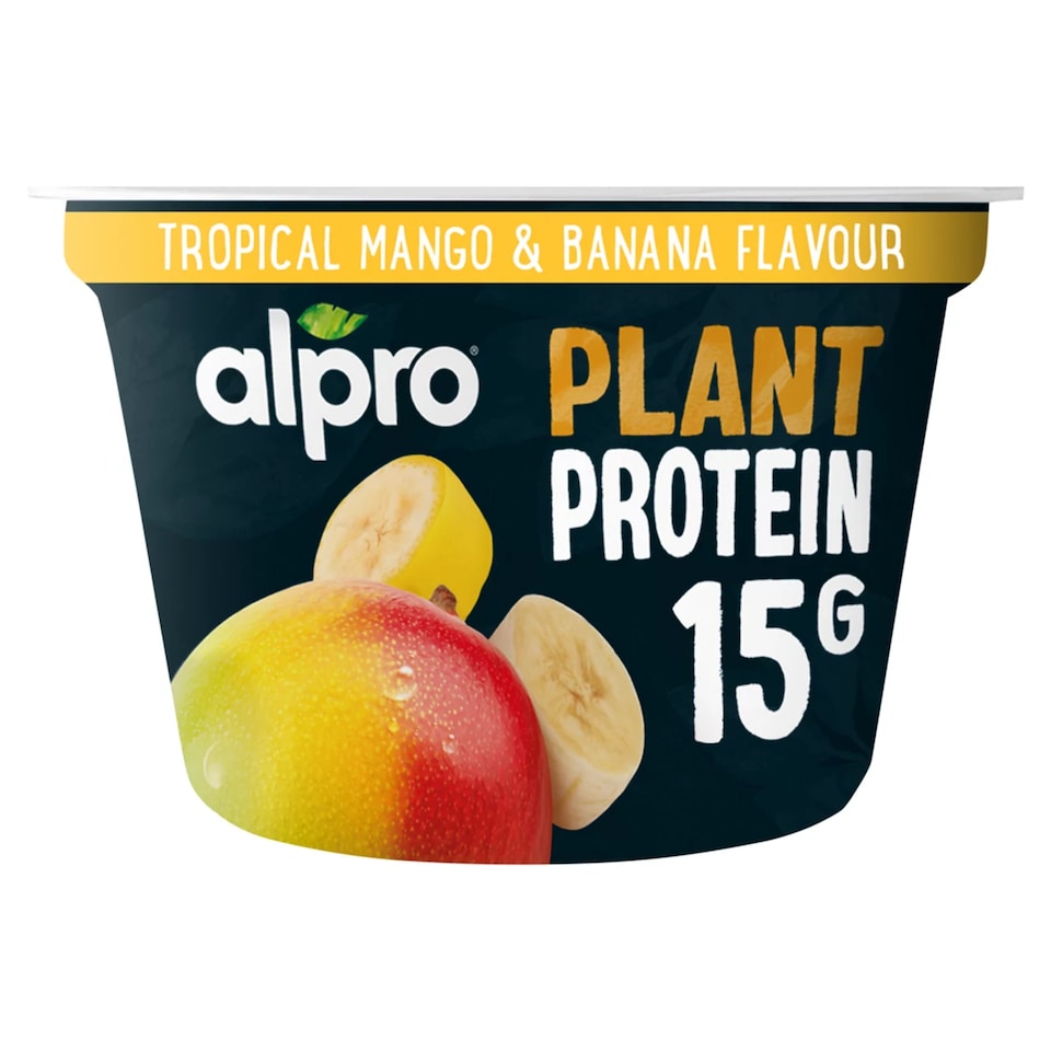image 1 of Alpro 15g High Protein Tropical Fruit Dairy Free Soya Yoghurt Alternative 200g