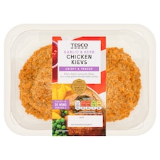 Tesco 2 Garlic and Herb Chicken Kievs 270g