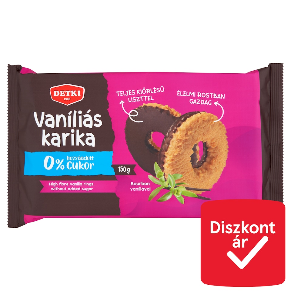 image 1 of Detki Vanilla Rings 150 g