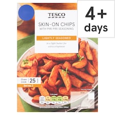Tesco Skin-on Chips with Piri Piri Seasoning 400g