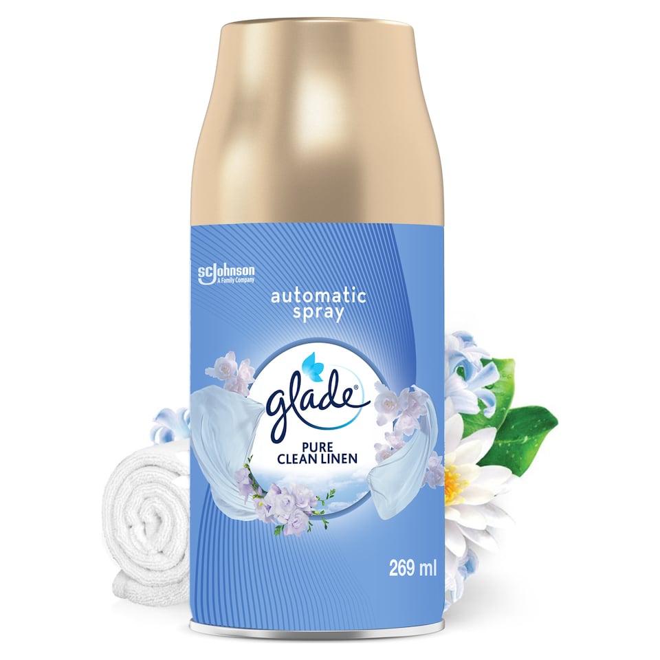 image 1 of Glade Automatic Spray Air Freshener Refill - Clean Linen 269ml