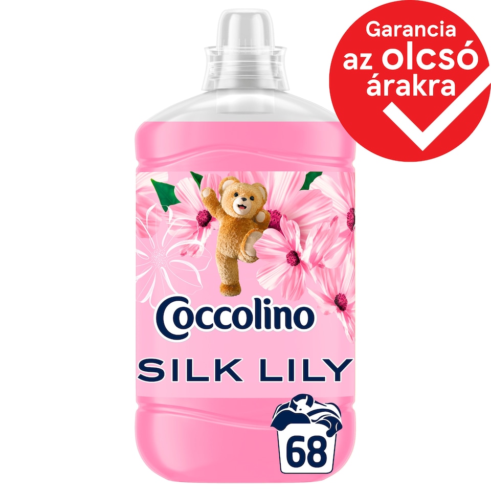 Coccolino Fresh & Soft Silk Lily öblítőkoncentrátum 68 mosás 1700 ml