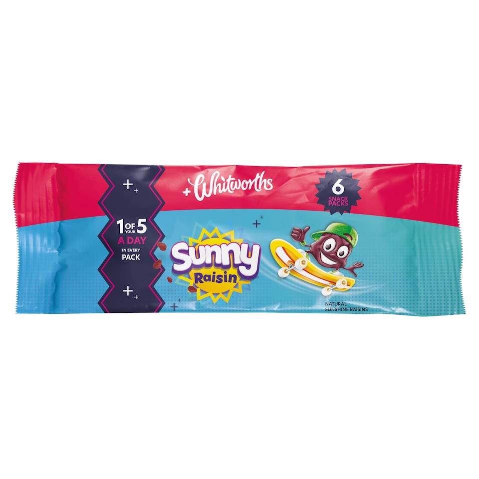 image 1 of Whitworths Sunny Raisins 6X30G
