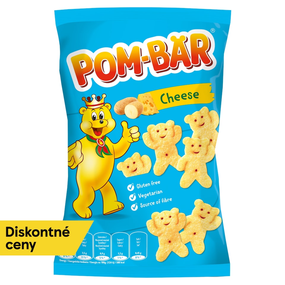 Pom-Bär Smažený zemiakový snack so syrovou príchuťou 50 g