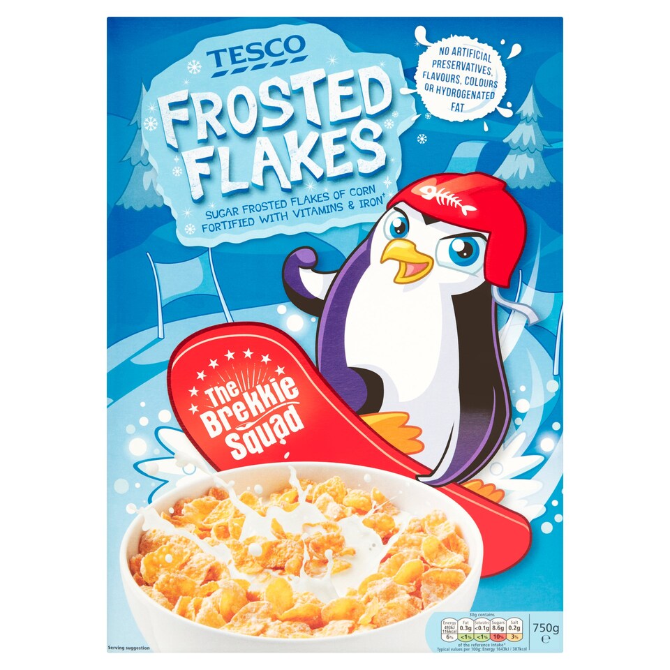 Tesco Frosted Flakes Cereal 750G