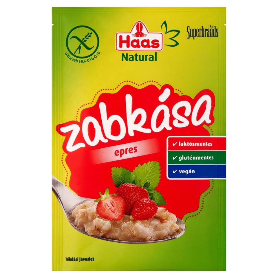 Haas Natural epres zabkása 50 g