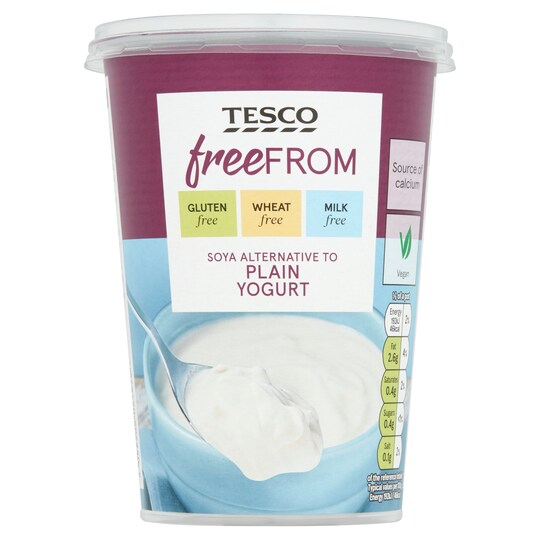 Tesco Free From Natural Yoghurt 500G Tesco Groceries