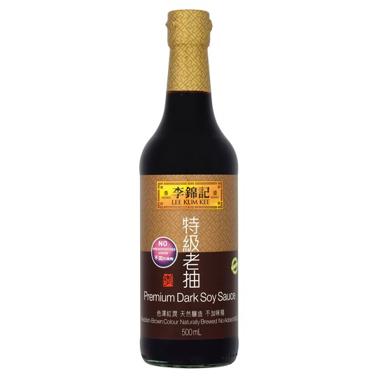 Lee Kum Kee Premium Dark Soy Sauce 500Ml Tesco Groceries