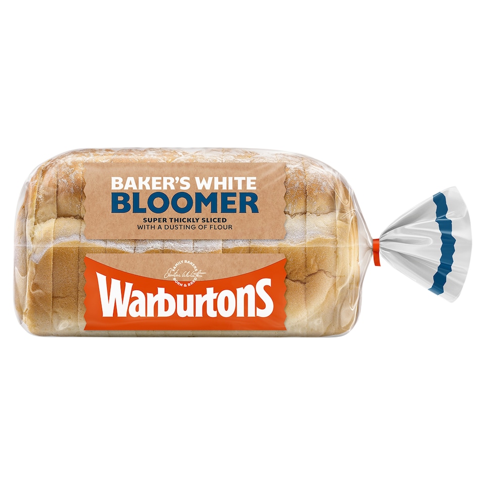 Warburtons Baker's Bloomer White Bread 800g