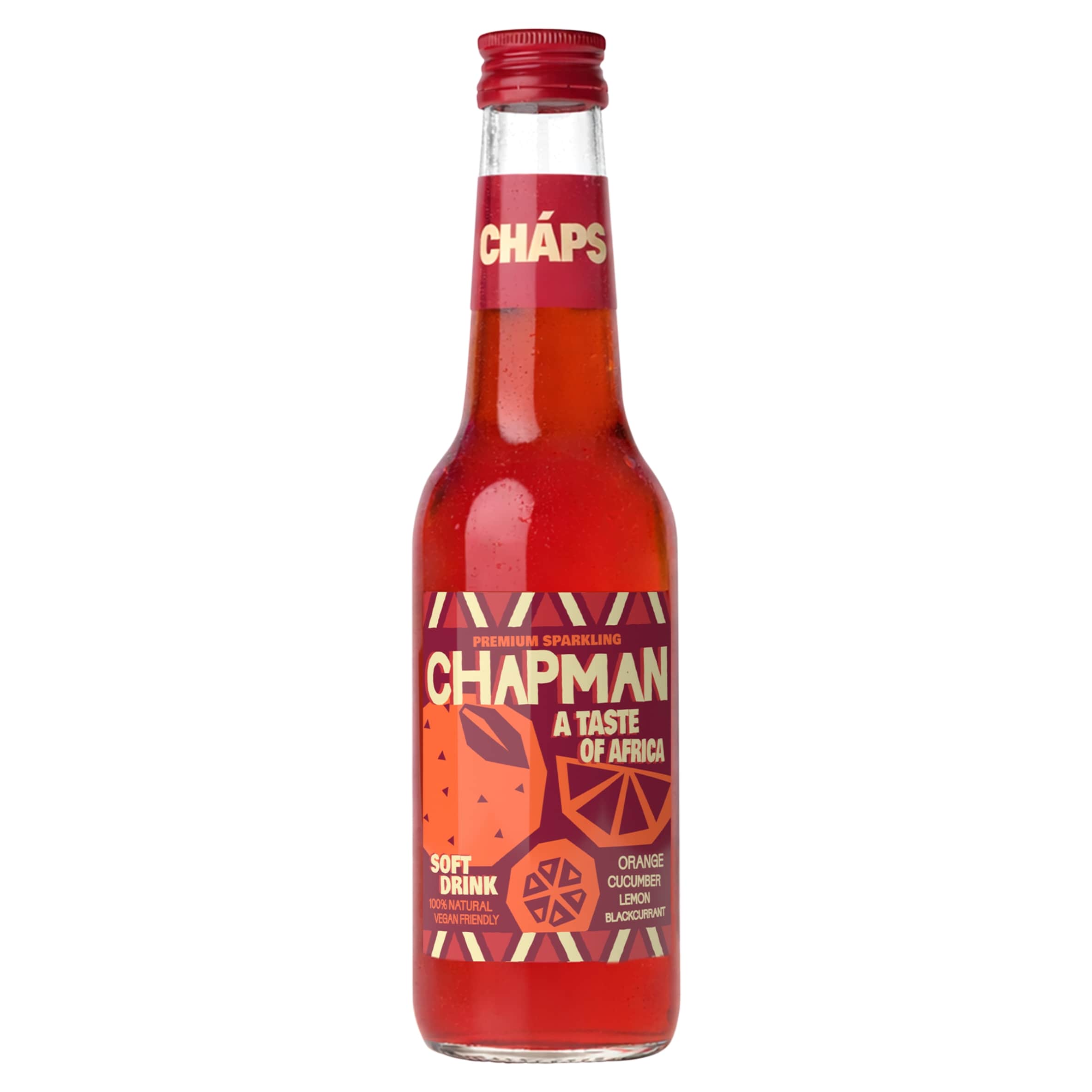 CHAPS PREMIUM CHAPMAN orange, cucumber, lemon &black current soft Drink 275ml