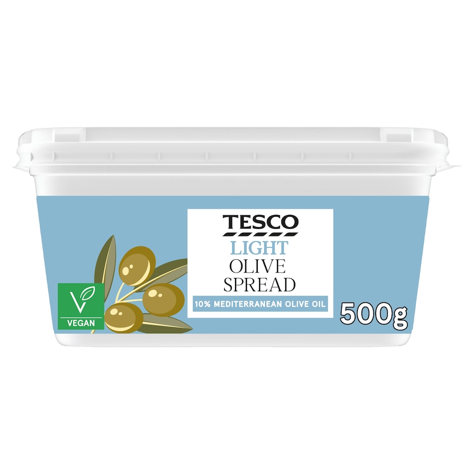 Tesco Light Olive Spread 500G