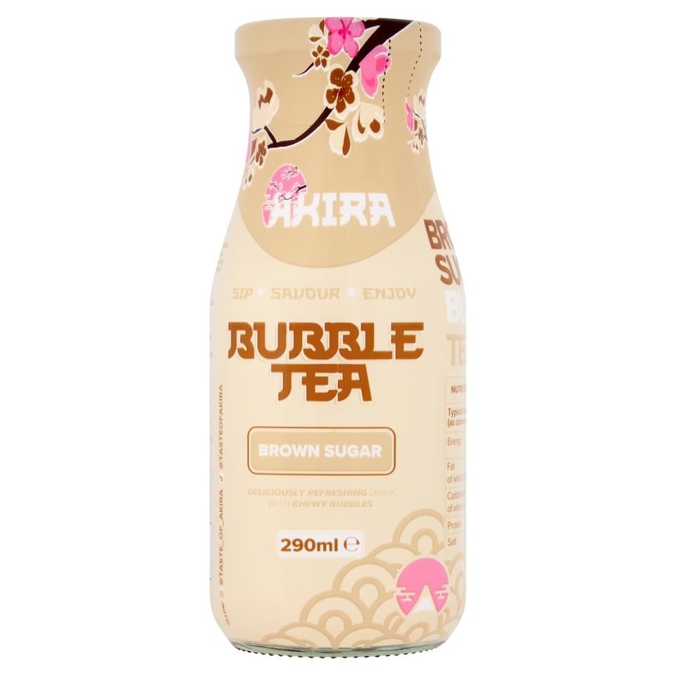 Akira Bubble Tea - Brown Sugar 290ml