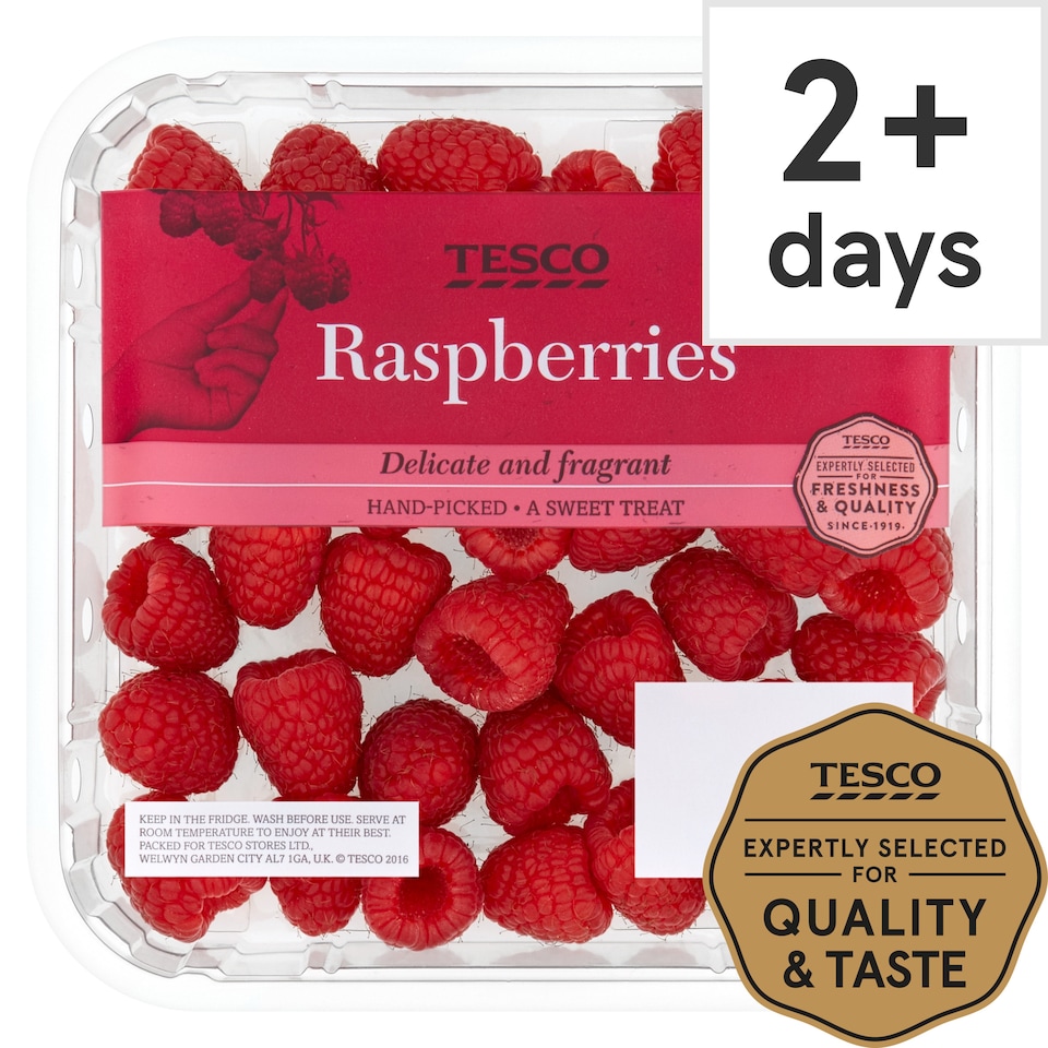 image 1 of Tesco Raspberries 250G