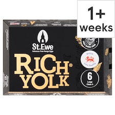 St. Ewe Rich Yolk Large Free-Range Eggs 6 Pack