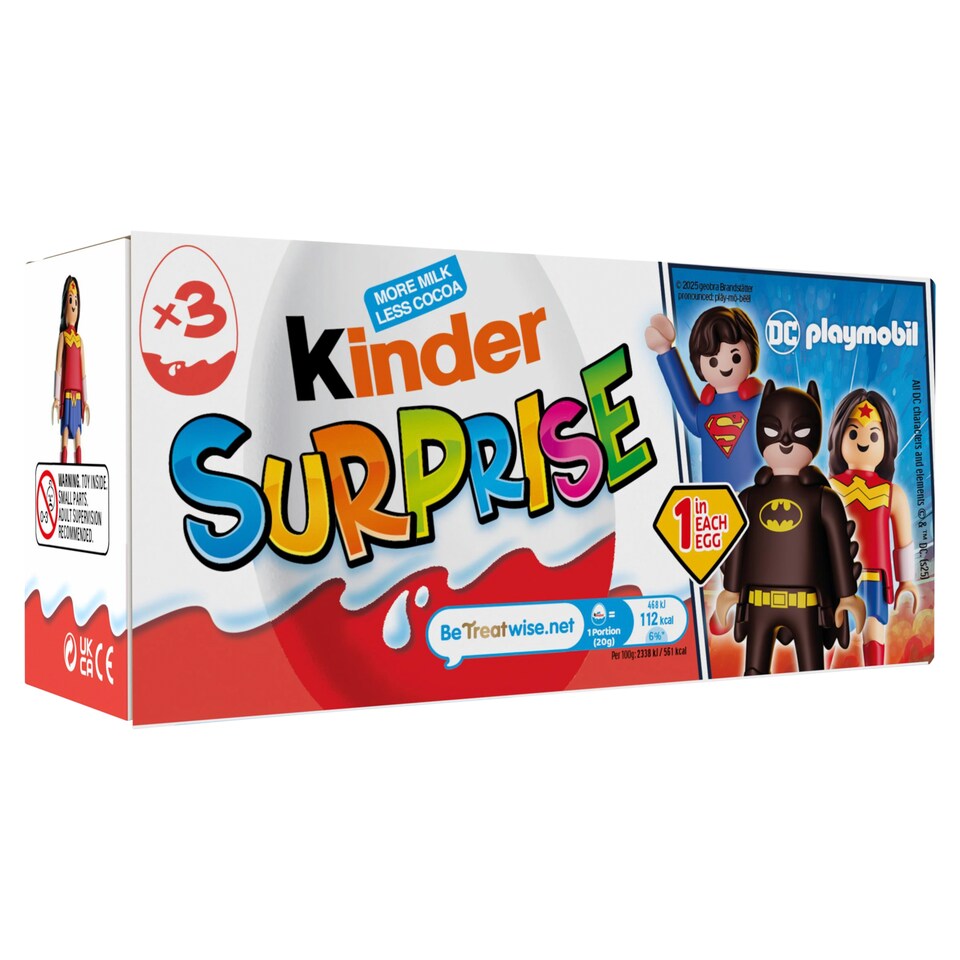 Kinder Surprise Egg 3 X 20G
