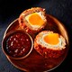 image 2 of Tesco Finest Soft Set Scotch Eggs with Tangy Pickle 290g