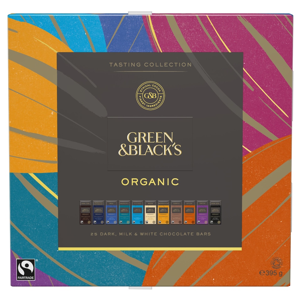 Green & Black's Organic Tasting Collection Boxed Chocolates 395g