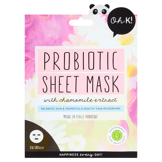 Oh K! Probiotic Sheet Face Mask 32Ml Tesco Groceries