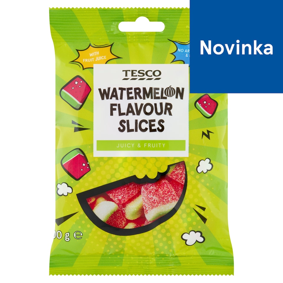 Tesco Watermelon Flavour Slices 100 g