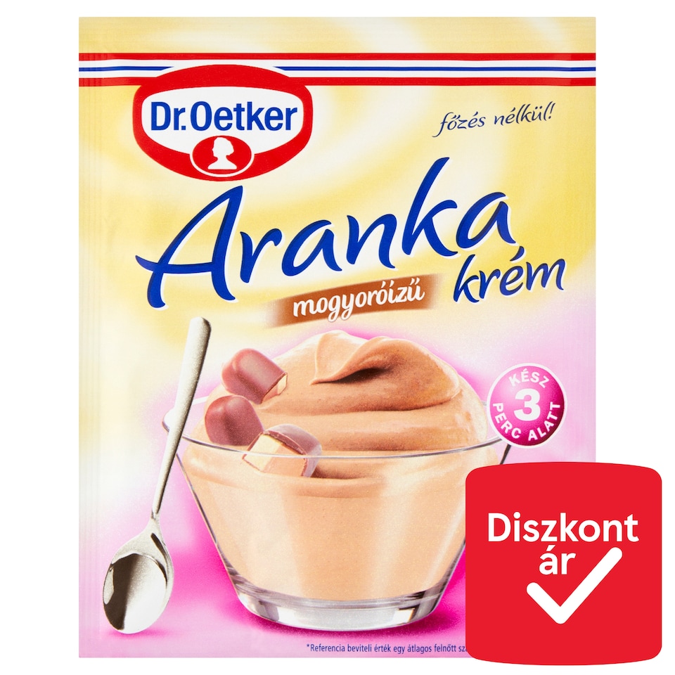 Dr. Oetker Aranka Krém mogyoróízű krémpor 64 g