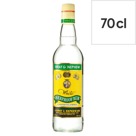 Wray & Nephew Overproof Rum 70Cl Bottle Tesco Groceries