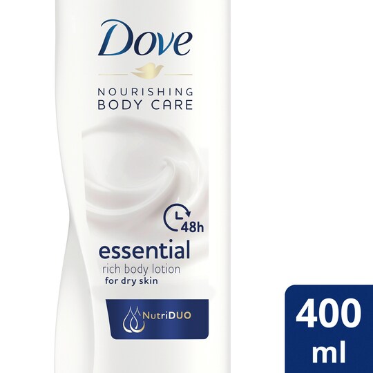 Dove Essential Nourishing Lotion 400Ml Tesco Groceries