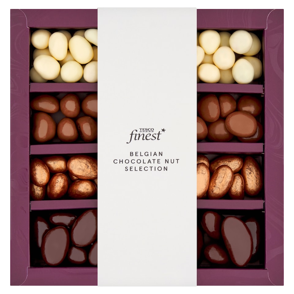 Tesco Finest Belgian Chocolate Nut Selection 285g