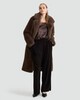 image 3 of F&F Organza Trim Sequin Embellished Co-ord Camisole in Brown