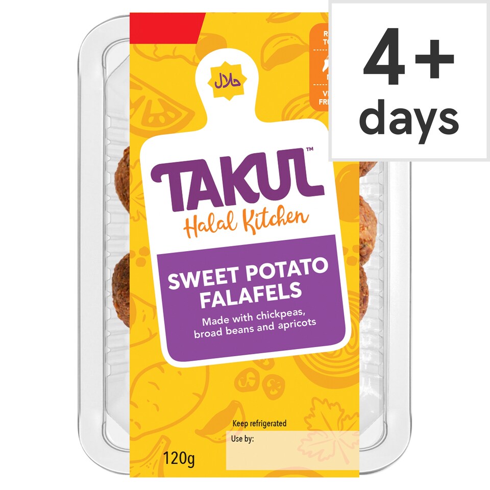 Takul Halal Kitchen Sweet Potato Falafel 120g