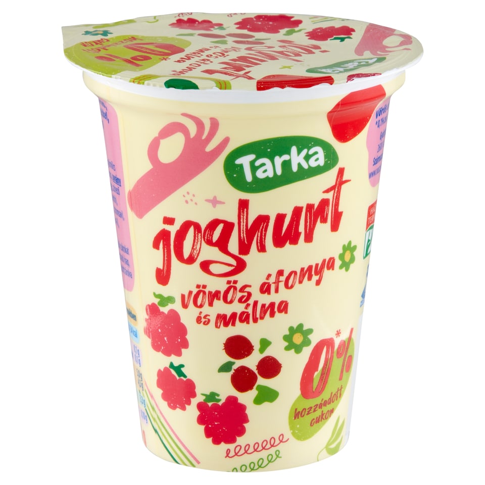 Tarka vörös áfonya és málna élőflórás sovány joghurt 150 g 1. kép