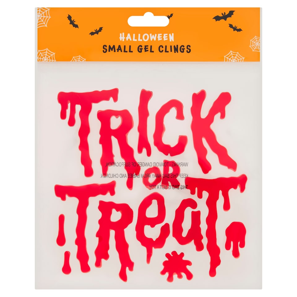 image 1 of Halloween Small Gel Clings Assortment