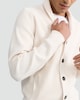 image 1 of F&F Knitted Shawl Collar Button Up Cardigan with Cotton in Stone
