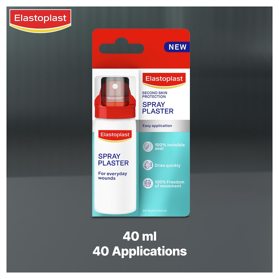 image 1 of Elastoplast Second Skin Protection Spray Plaster 40ml