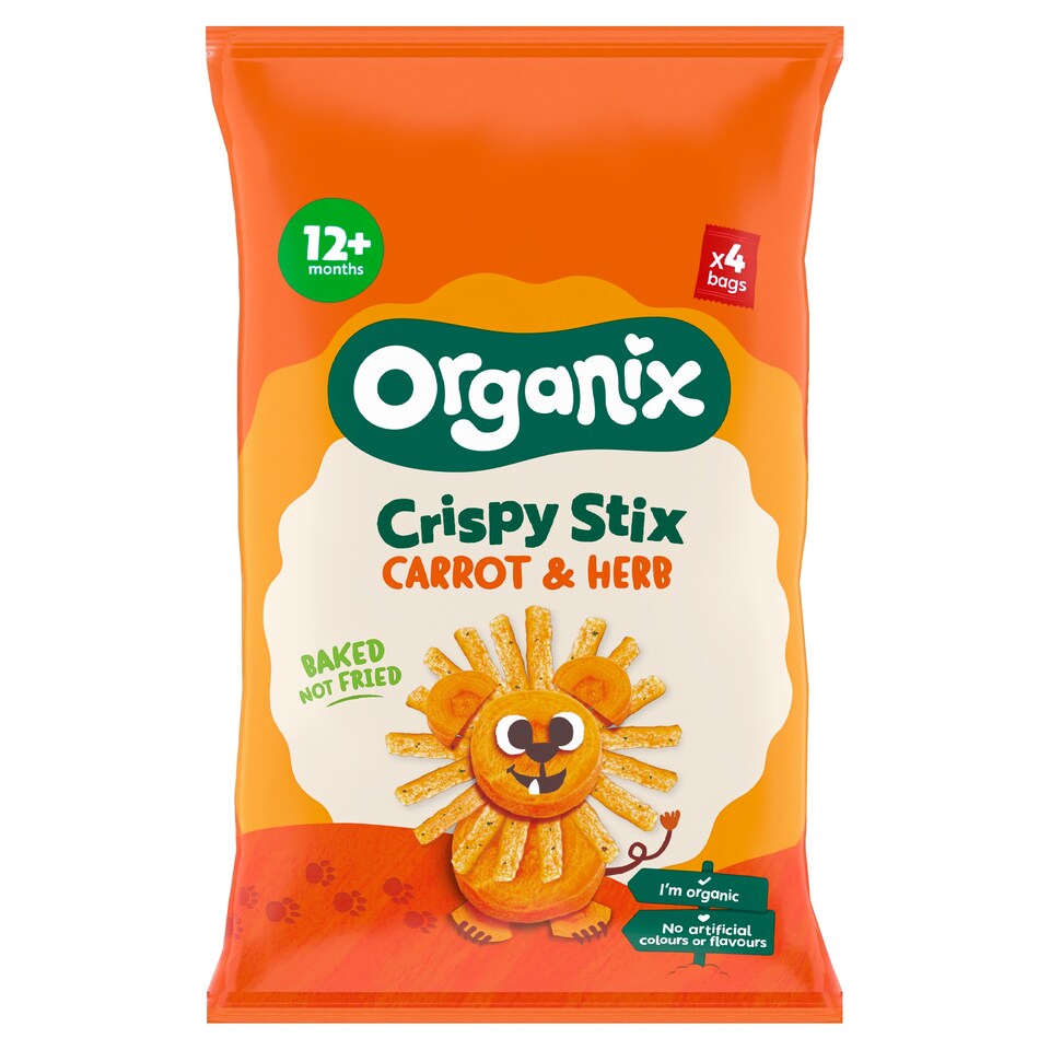 Organix Carrot Stix Multi Pack 4X15