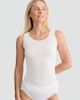 image 1 of F&F 2-Pack Pointelle Lace Trim Thermal Vests in Black