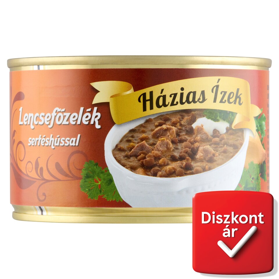 Házias Ízek Dish of Lentils with Pork 400 g