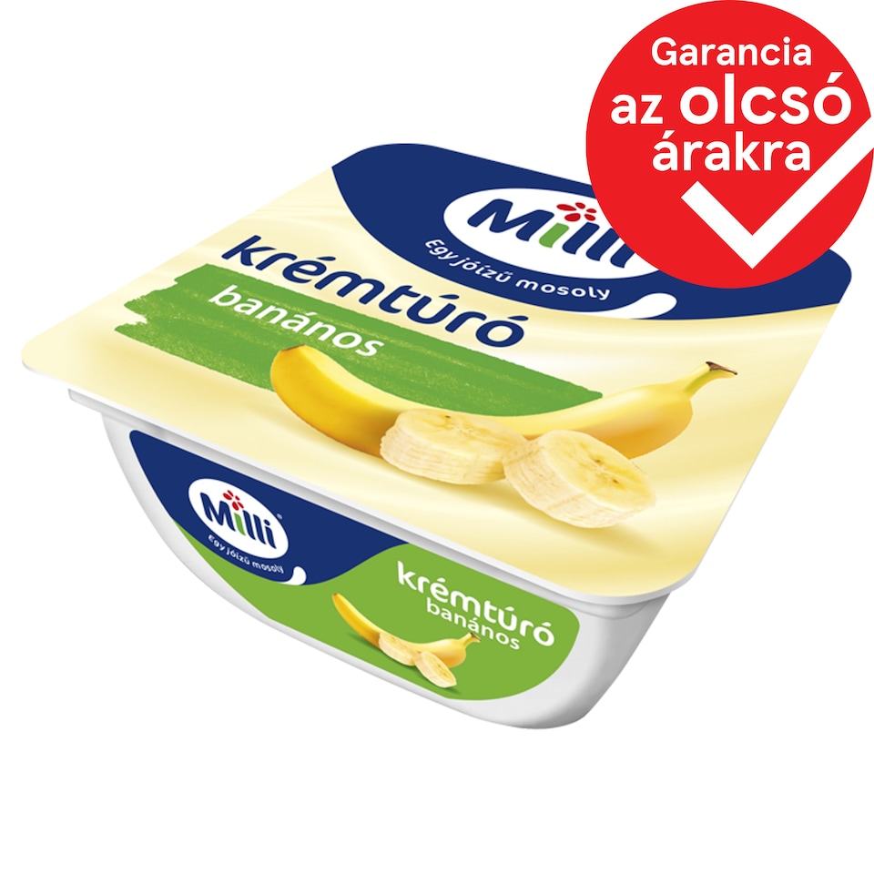 Milli Creamy Cottage Cheese Dessert with Banana 90 g