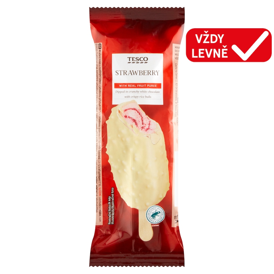 Tesco Strawberry with Real Fruit Puree 120ml