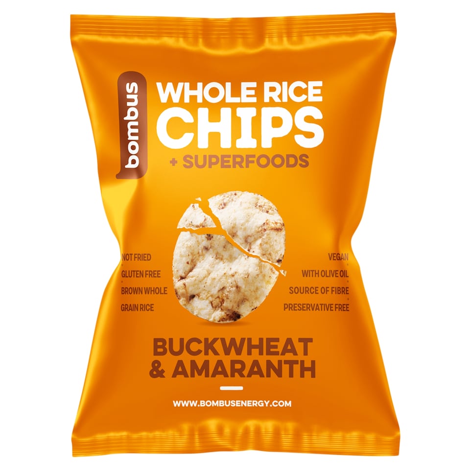 Bombus Whole Chips Buckwheat & Amaranth 60g