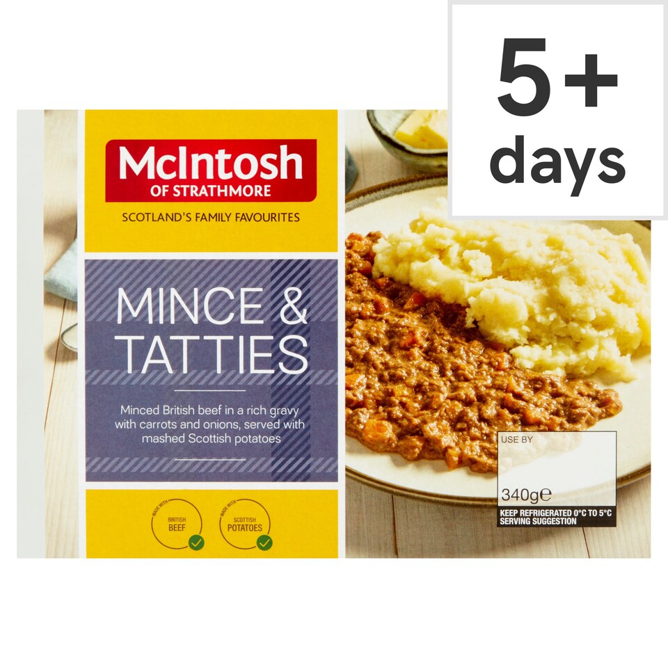 Mcintosh Mince & Tatties 340G (L)