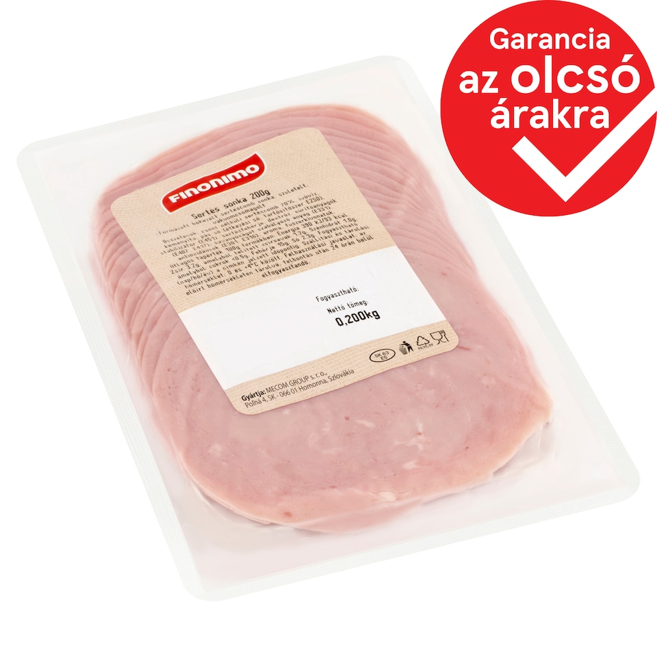 Finonimo Sliced Pork Ham 200 g