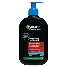Garnier Pure Active BHA + Charcoal Purifying Cleanser 250ml